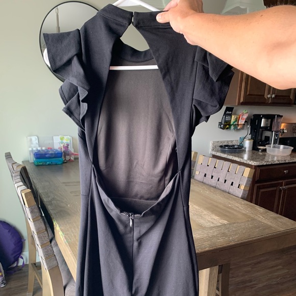Lulus black backless dress - Picture 5 of 9